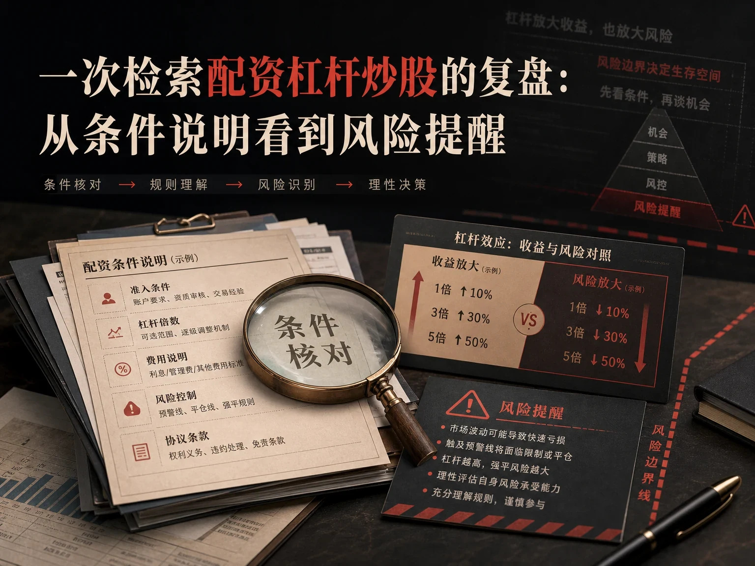 一次检索配资杠杆炒股的复盘:从条件说明看到风险提醒 插图