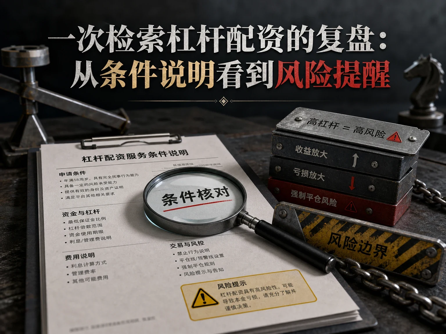 一次检索杠杆配资的复盘：从条件说明看到风险提醒缩略图