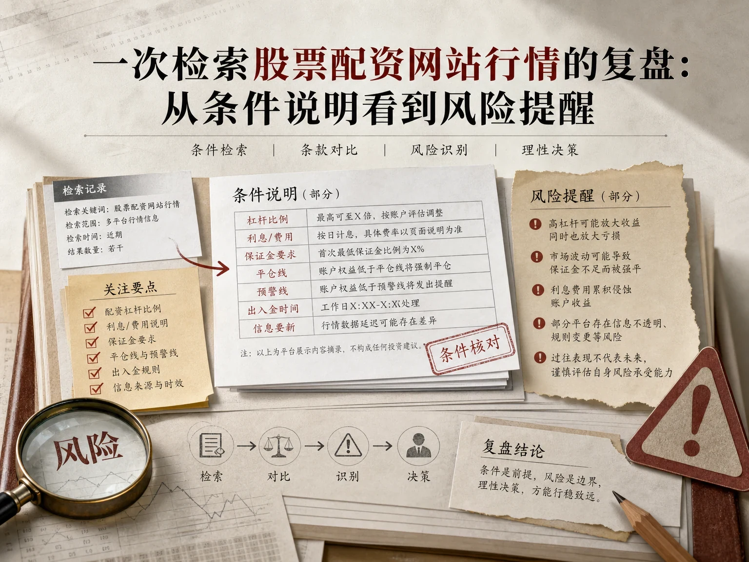 一次检索股票配资网站行情的复盘：从条件说明看到风险提醒 插图