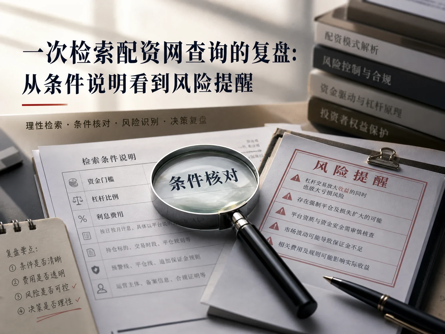 一次检索配资网查询的复盘：从条件说明看到风险提醒缩略图