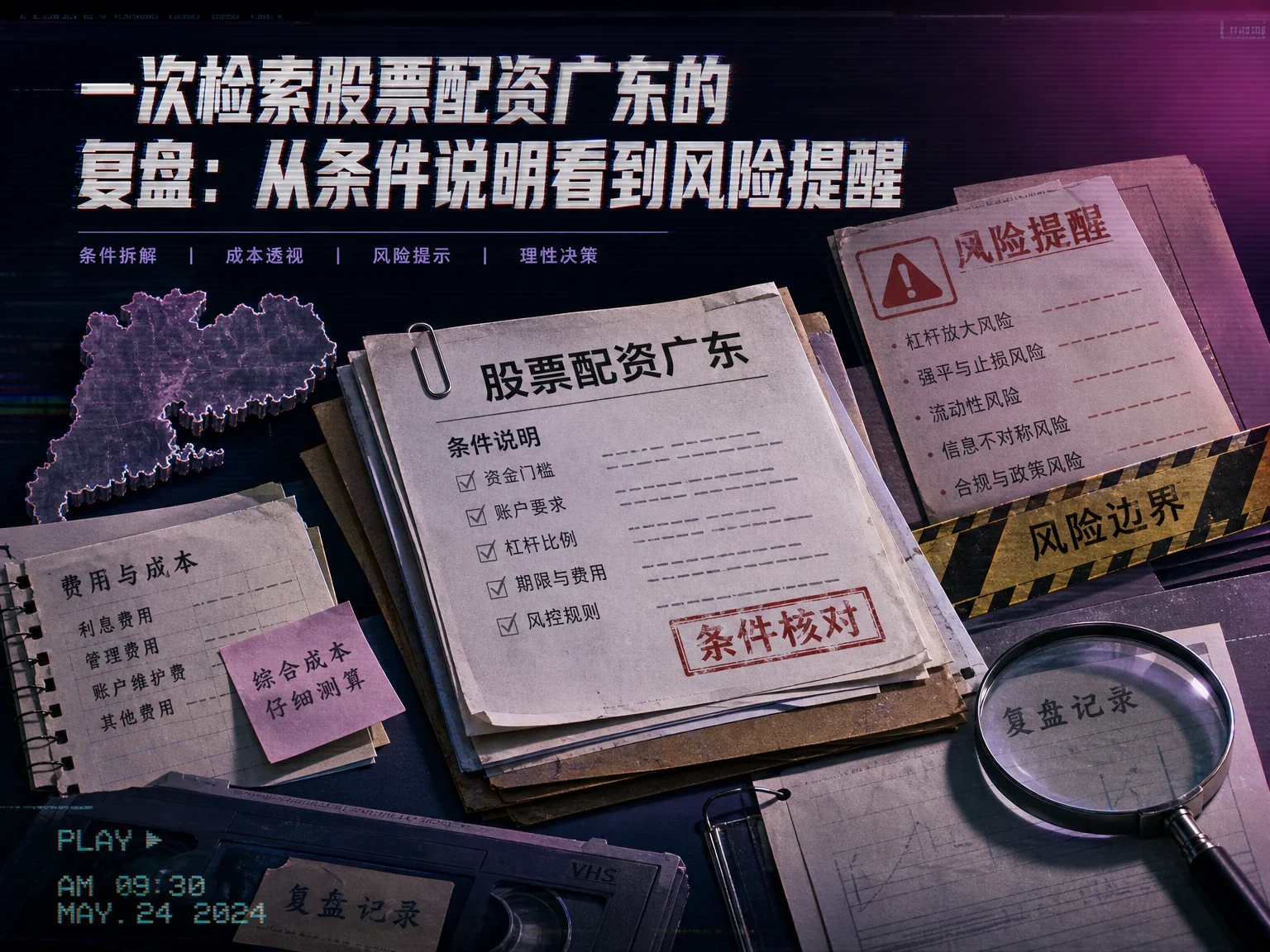 一次检索股票配资广东的复盘：从条件说明看到风险提醒 插图