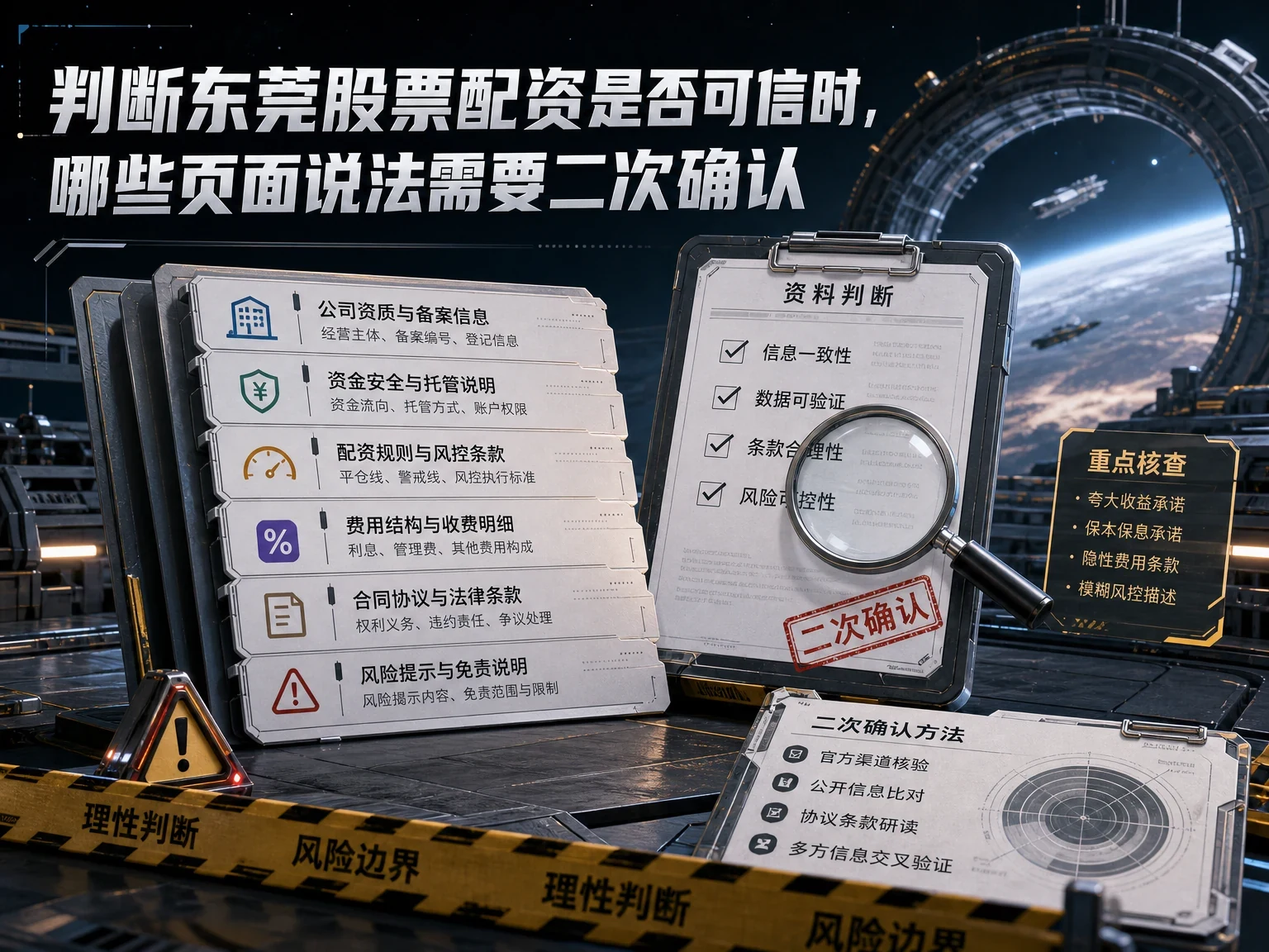 判断东莞股票配资是否可信时，哪些页面说法需要二次确认 插图
